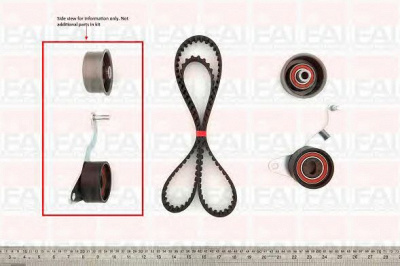 FAI AUTOPARTS tbk215 -  Комплект ремня ГРМ